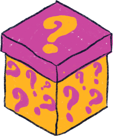 Handdrawn Organic Mystery Box